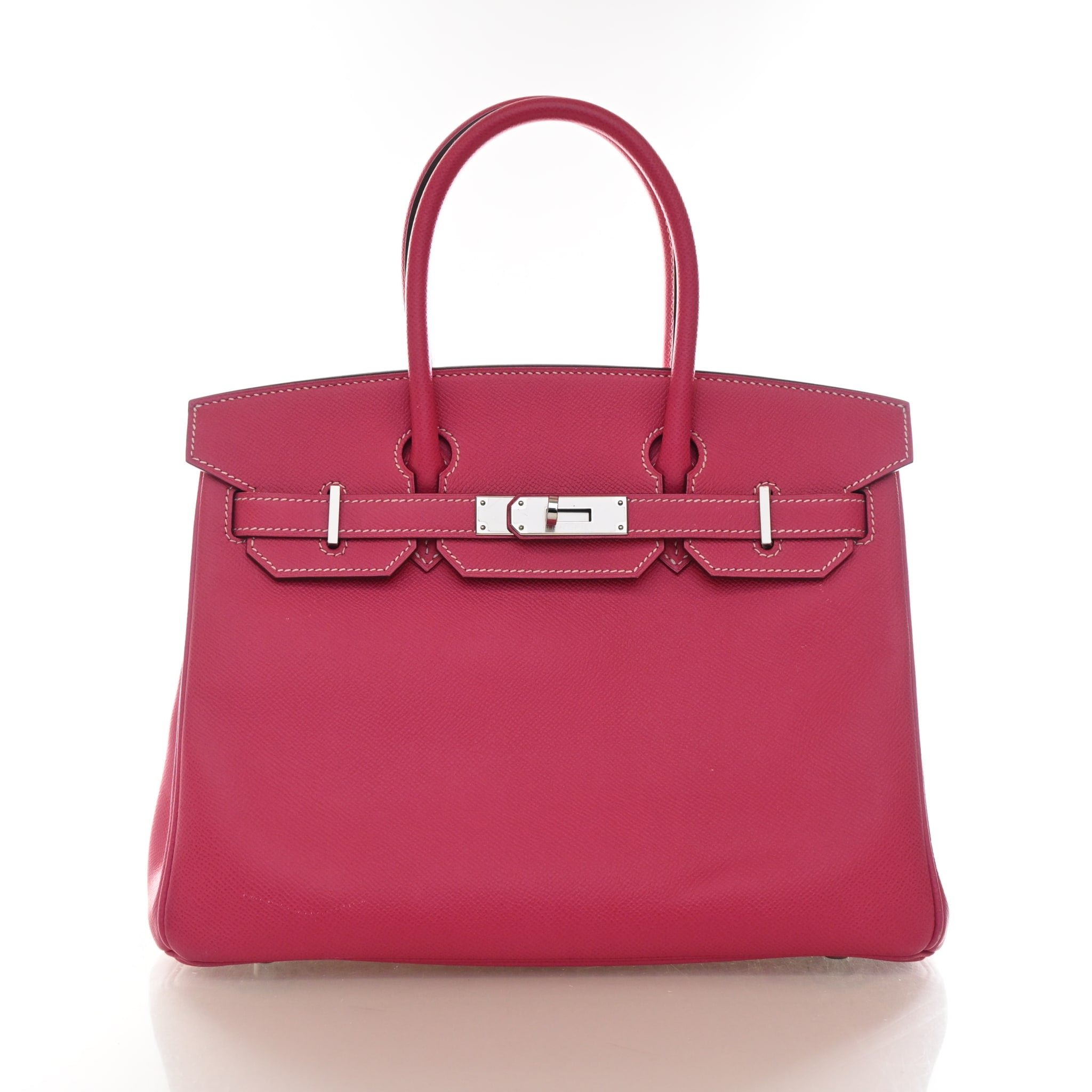 Hermes Rose Tyrien Epsom Candy Birkin 30