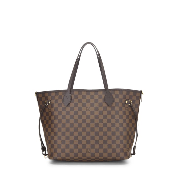 Louis Vuitton Damier Ebene Braided Neverfull MM