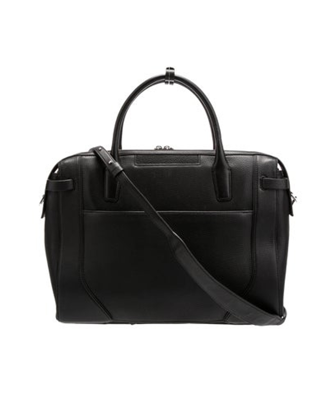 Tumi Leather Messenger Bag