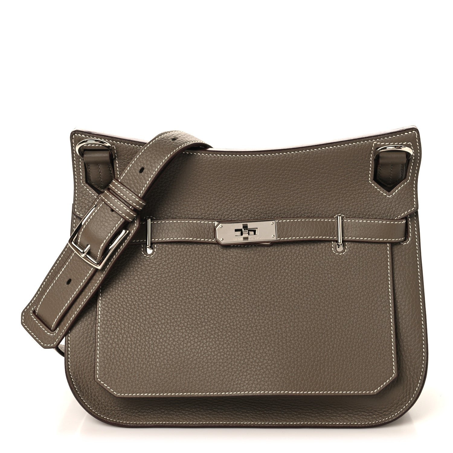 Hermes Taurillon Clemence Jypsiere 28 Etoupe
