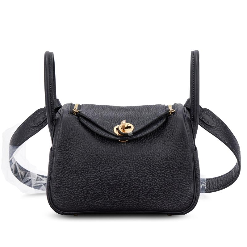 Bleu Nuit Clemence Mini Lindy II Gold Hardware, 2025