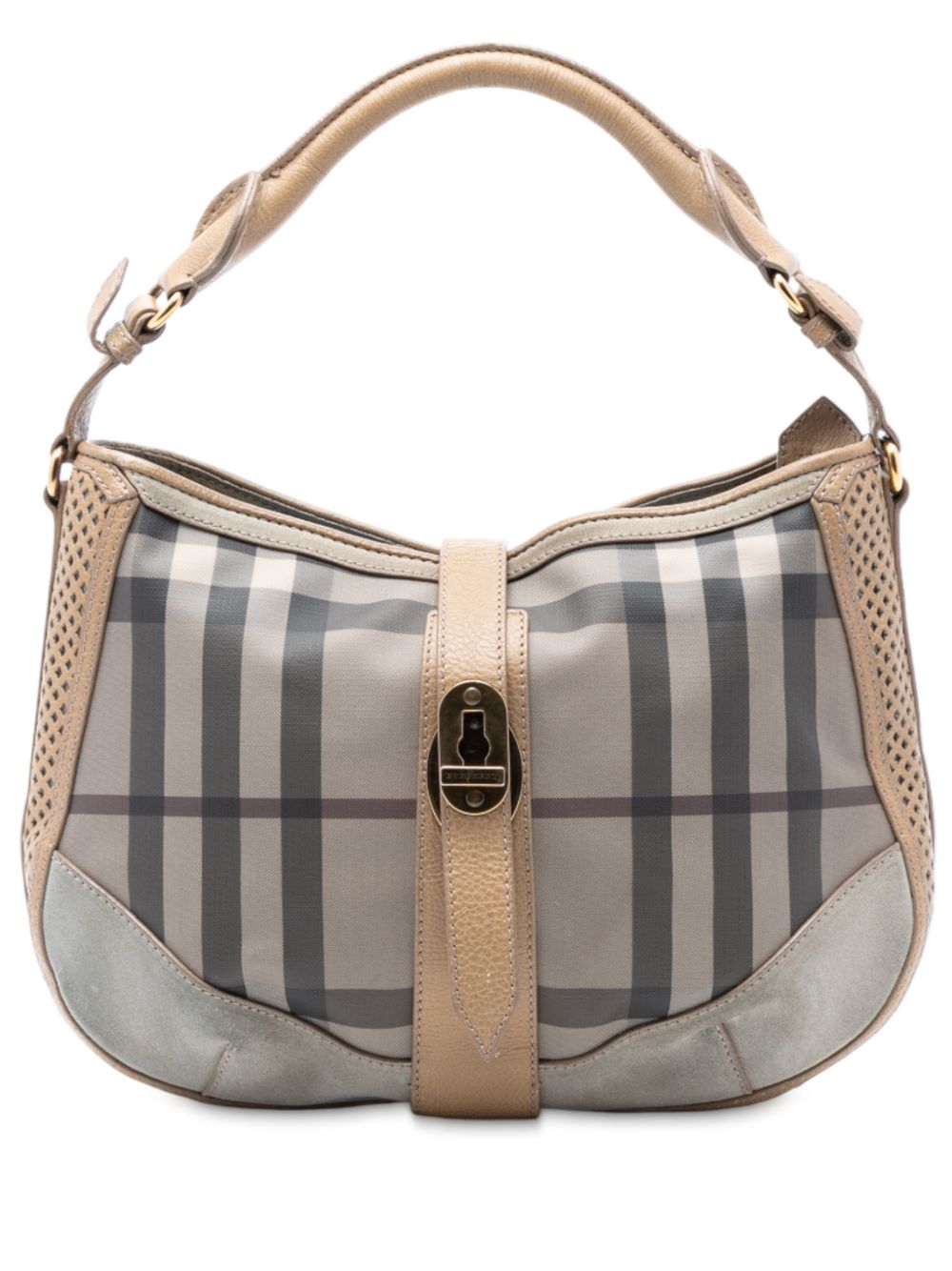 2000-2017 Smoke Check Coated Canvas Bartow hobo bag