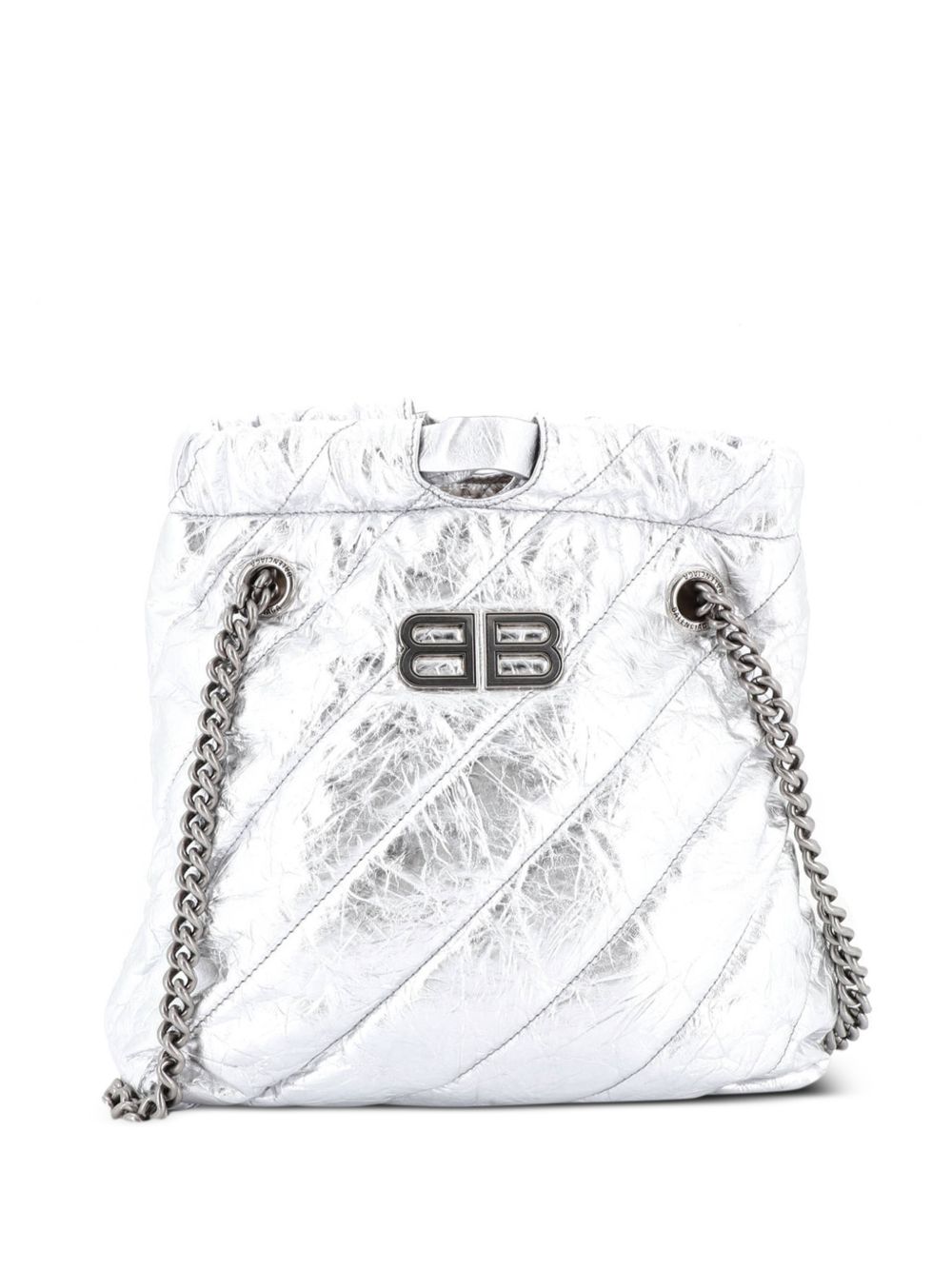 Crush Chain Quilted Crushed Calfskin Small tote bag