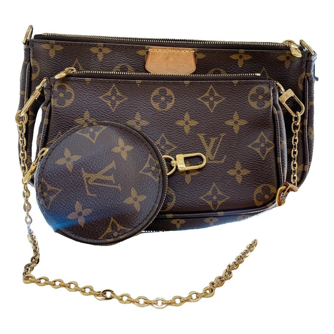 Multi Pochette Accessoires leather handbag