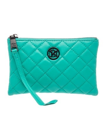 Badgley Mischka Leather Clutch w/ Tags