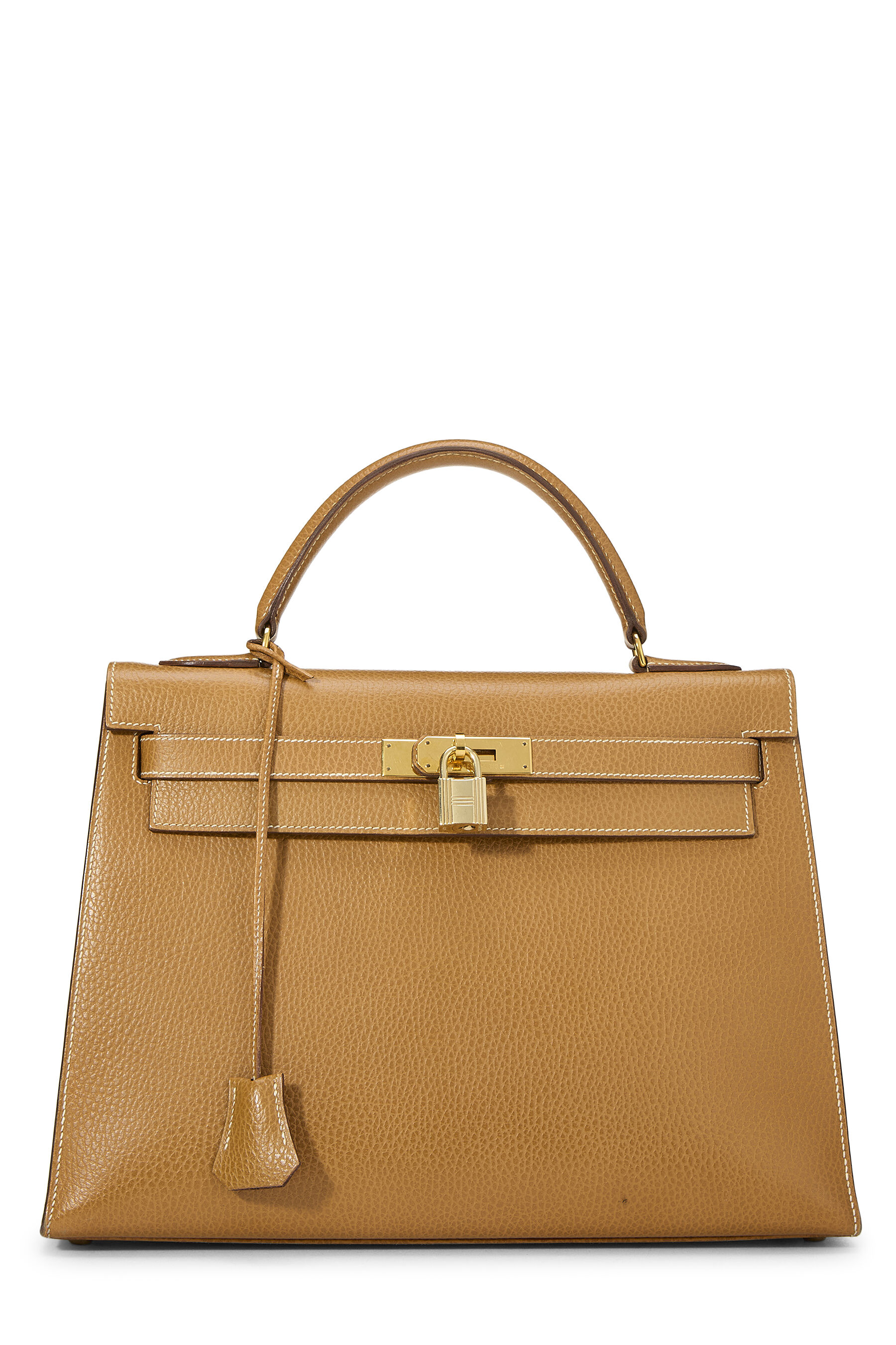 Hermès Gold Ardennes Kelly Sellier 32