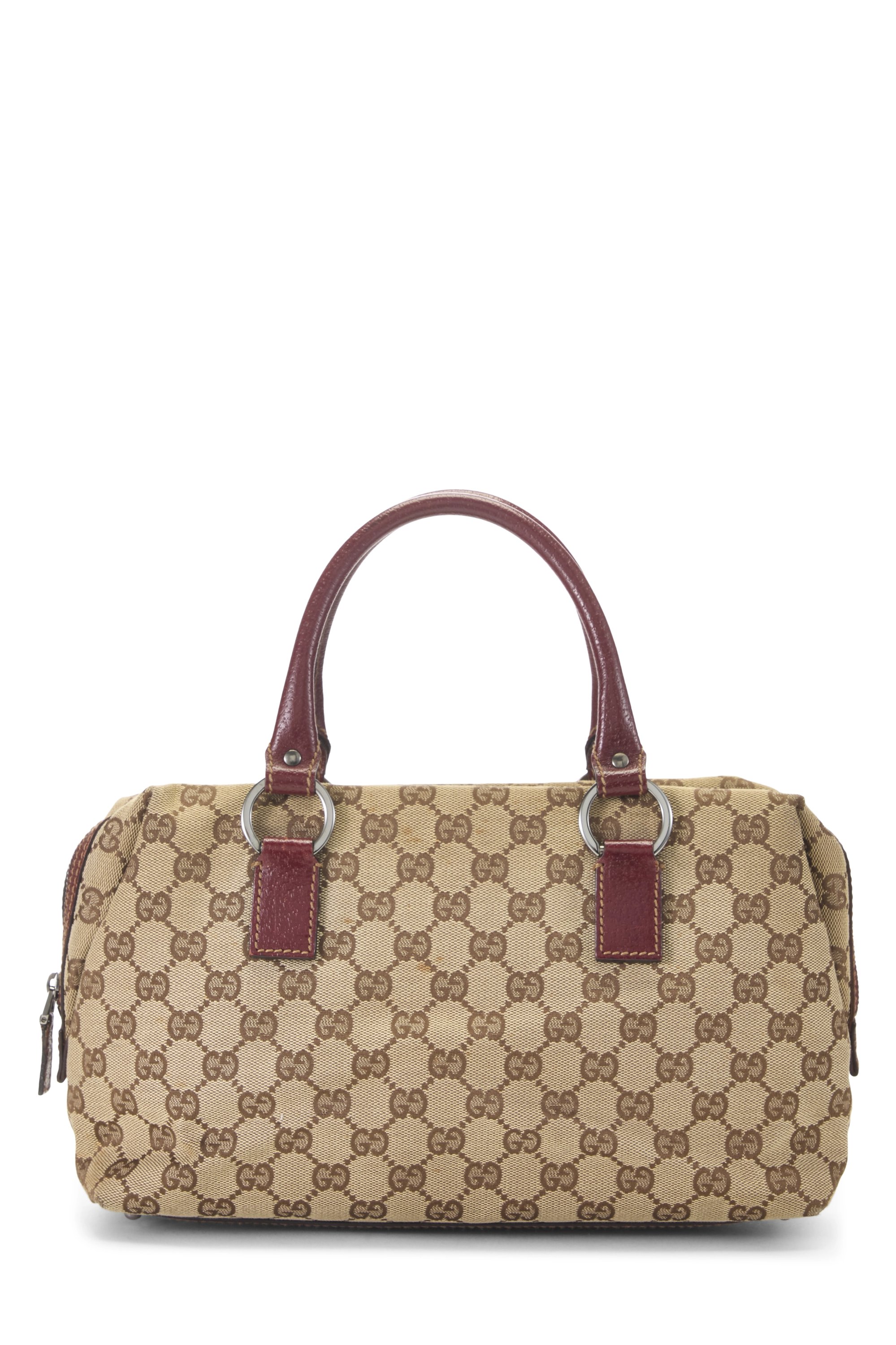 Burgundy Original GG Canvas Handbag Mini
