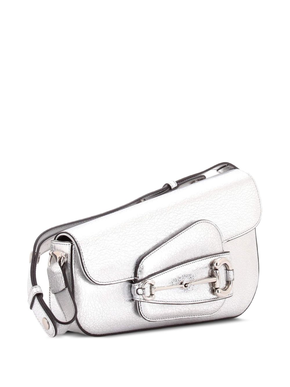 Horsebit 1955 Asymmetric Leather Small shoulder bag