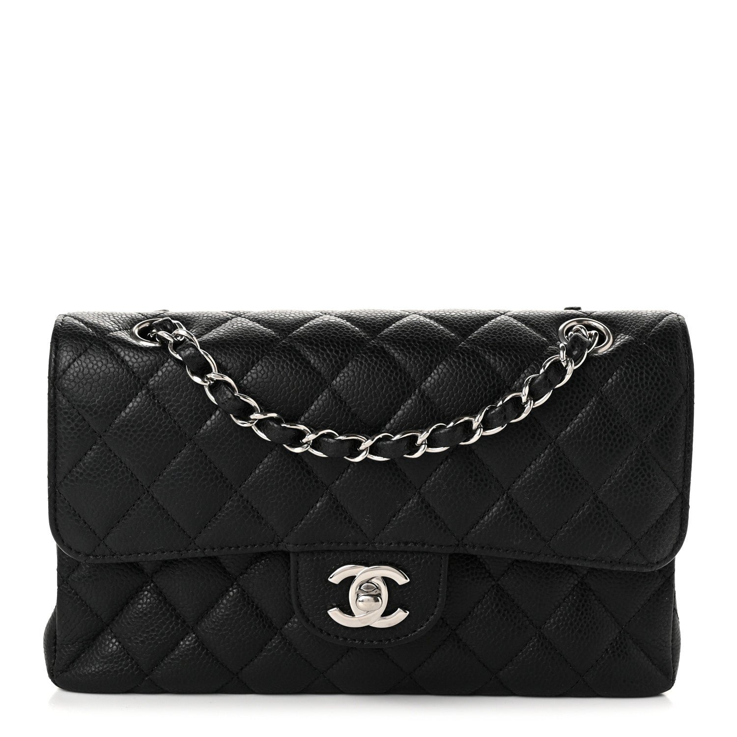 Chanel Caviar Quilted Small Double Flap Black