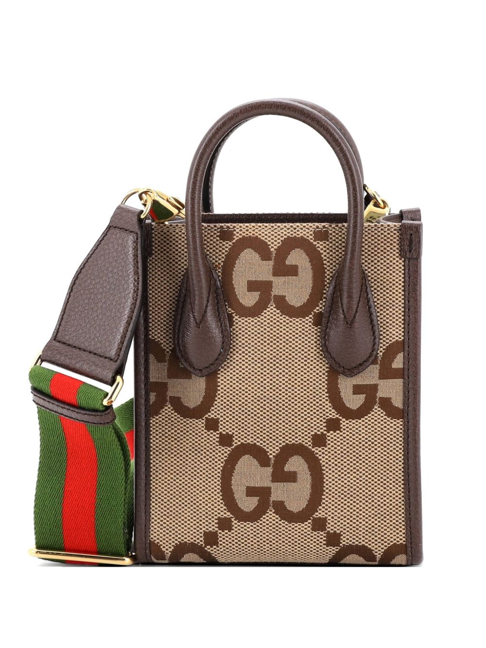 Vertical Tote Jumbo GG Canvas Mini crossbody bag