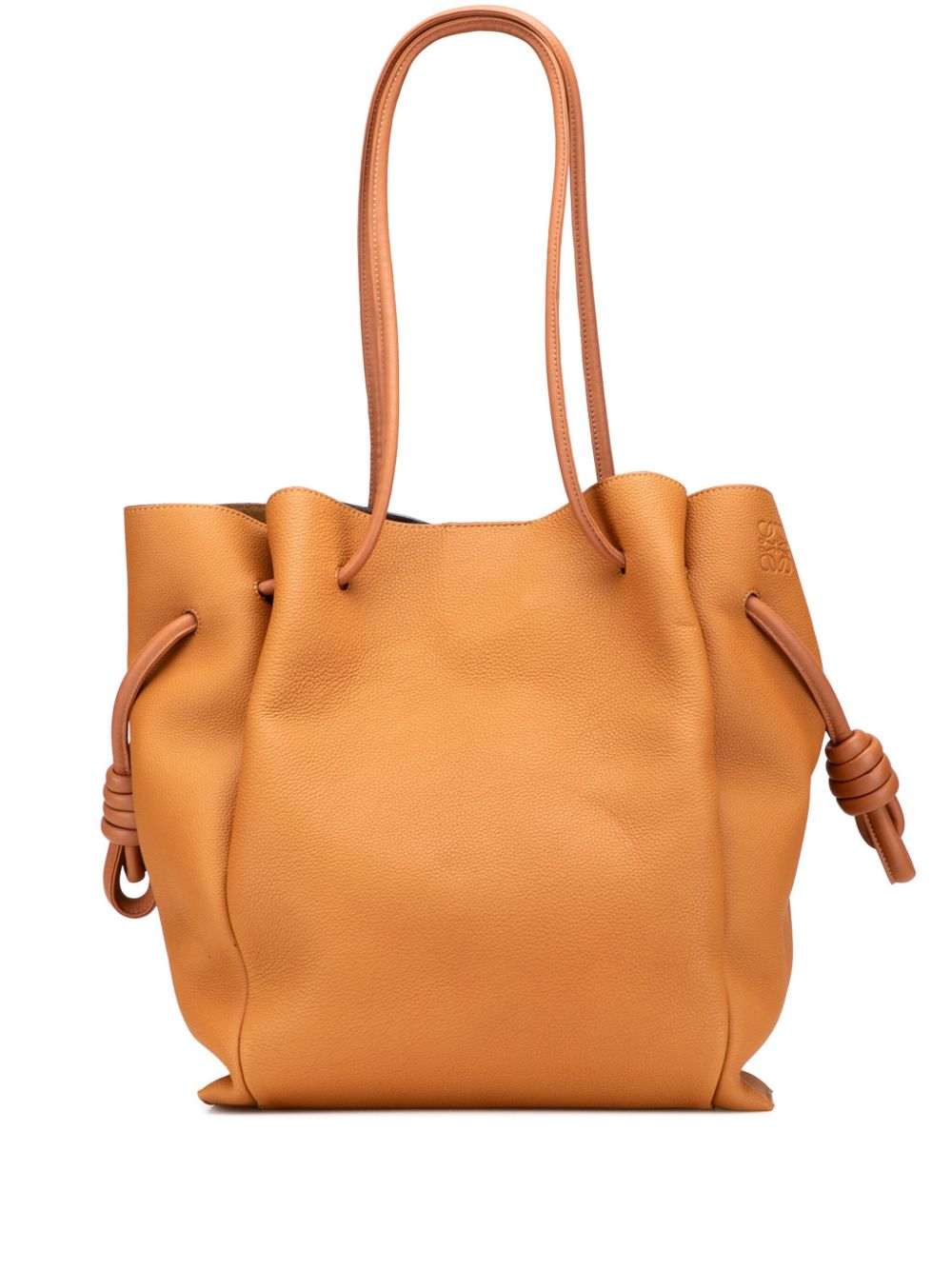 2018 Medium Leather Flamenco Knot tote bag