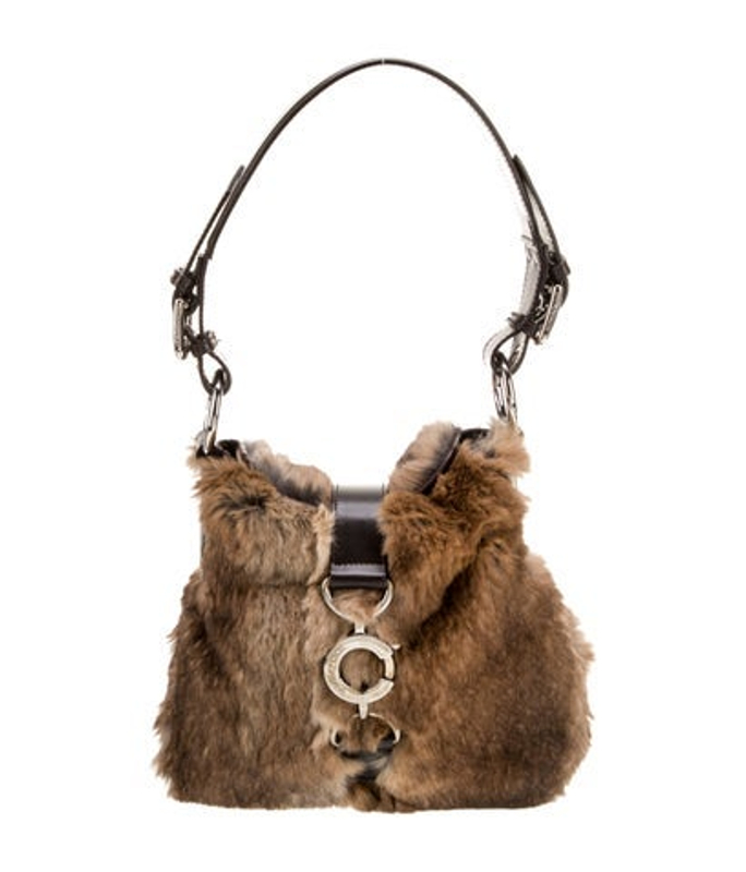 Dolce & Gabbana Gabbana Fur Shoulder Bag
