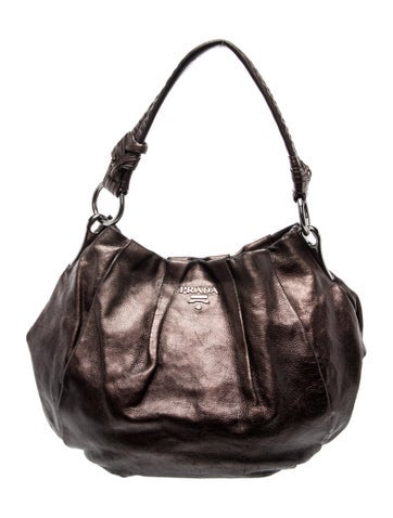 Prada Glace Calf Leather Shoulder Bag