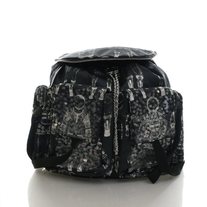 Chanel Sequin Astronaut Essentials Backpack