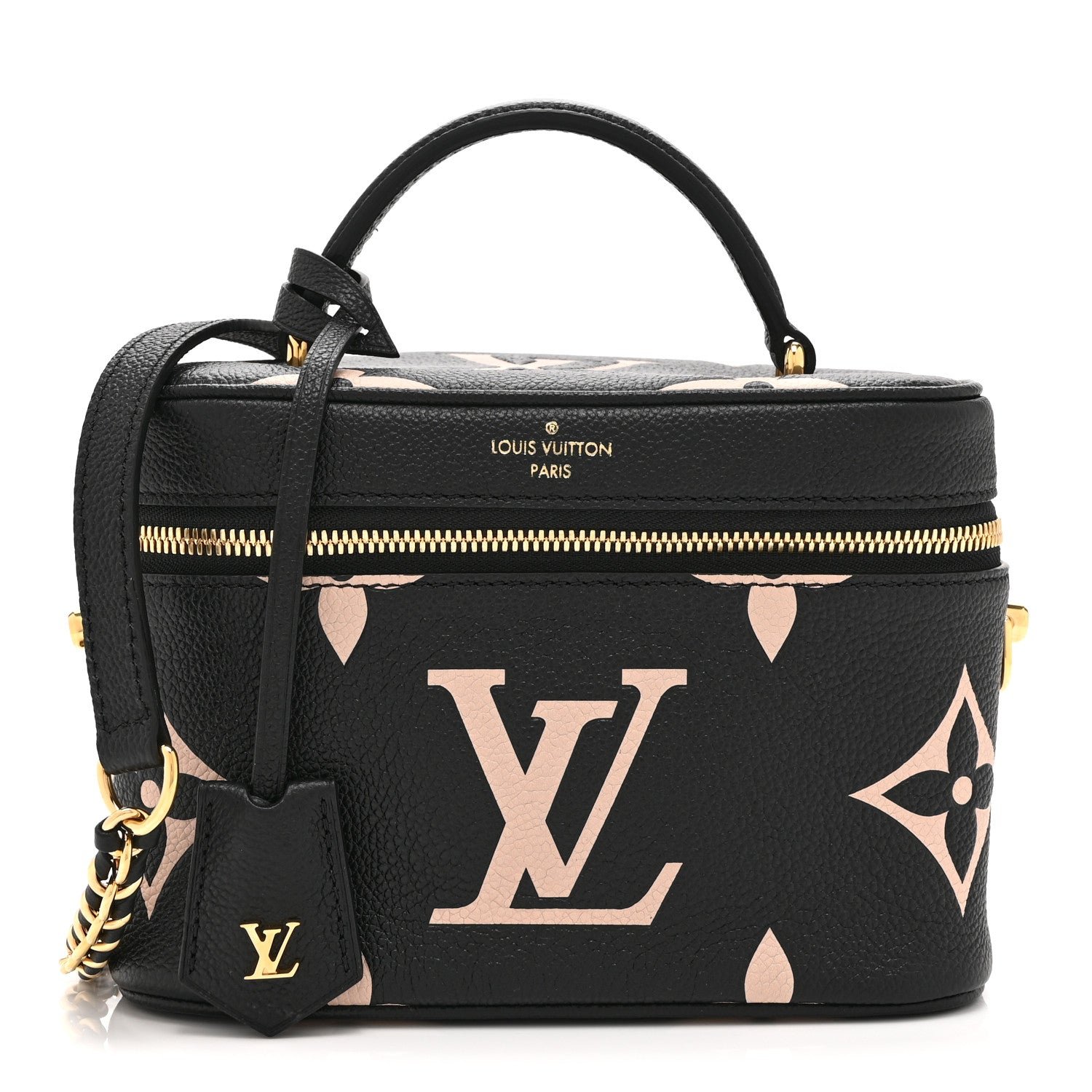 Louis Vuitton Empreinte Monogram Giant Vanity PM Black Beige