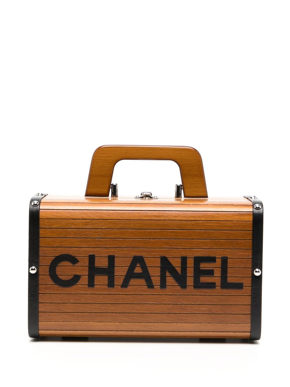 1995 CC wooden vanity handbag