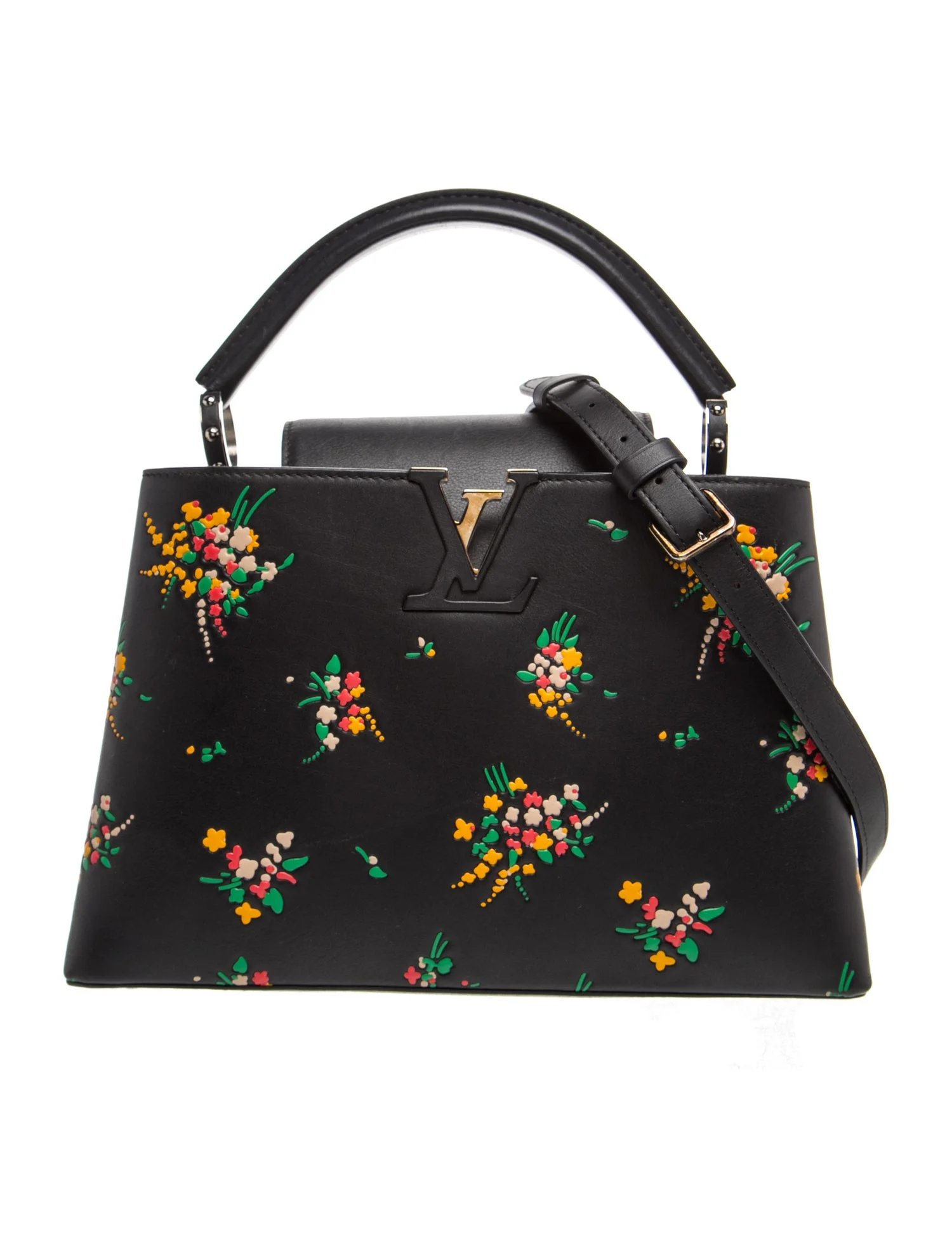Leather Capucines PM