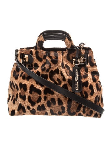 Salvatore Ferragamo Ponyhair Shoulder Bag