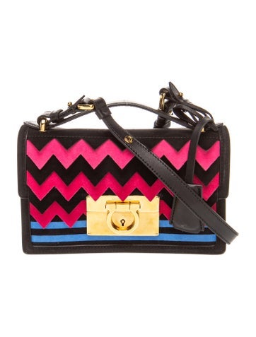 Ferragamo Suede Crossbody Bag