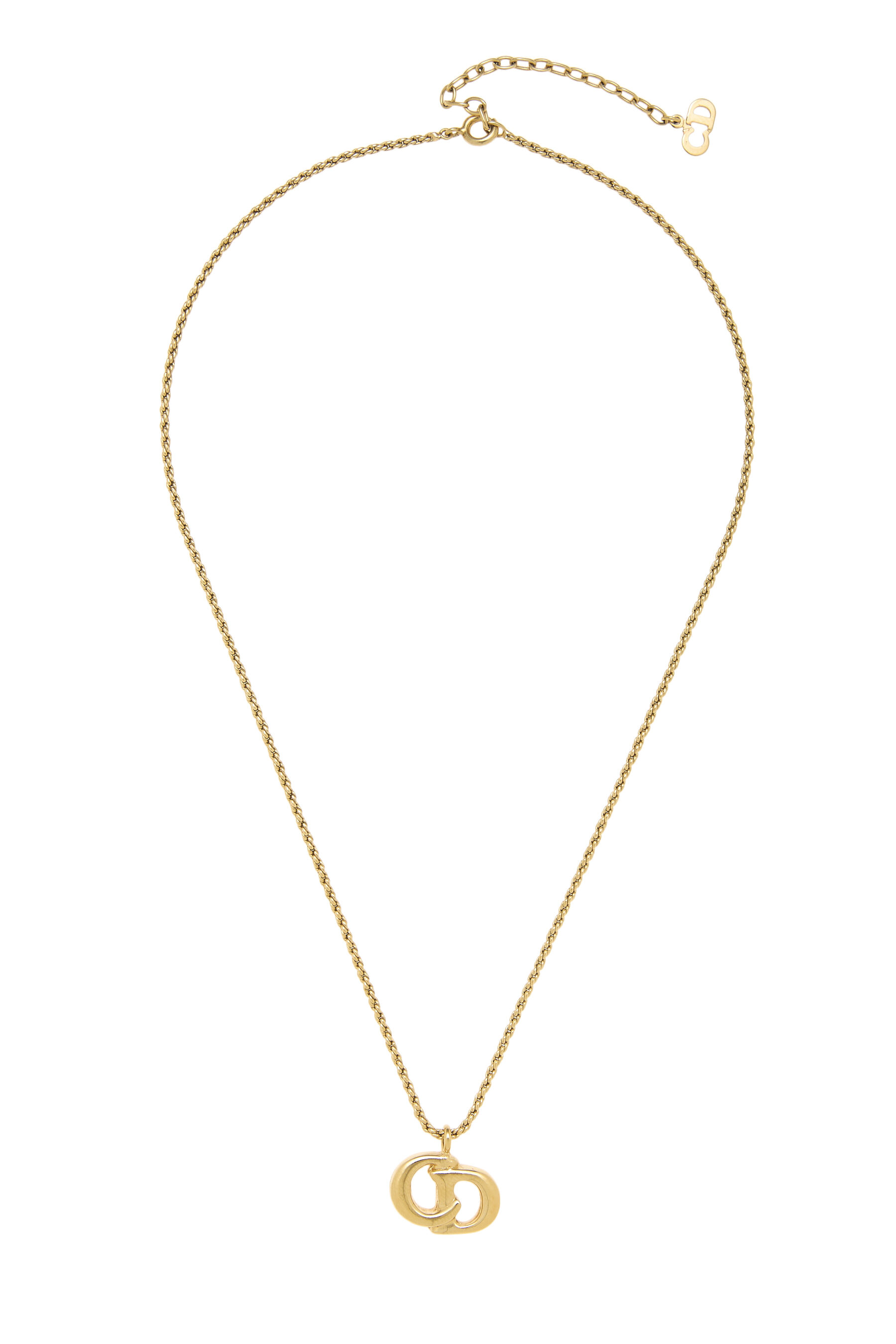 Dior Gold 'CD' Necklace