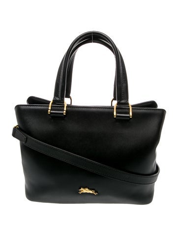 Leather Top Handle Bag