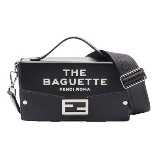 Baguette leather handbag