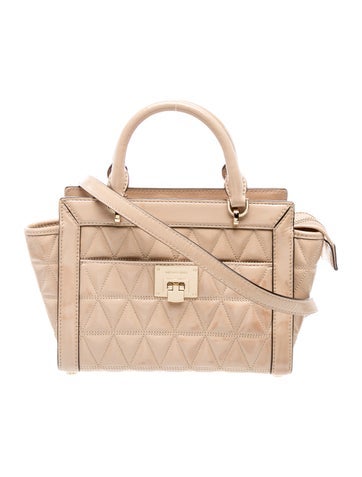 Michael Kors Patent Leather Top Handle Bag