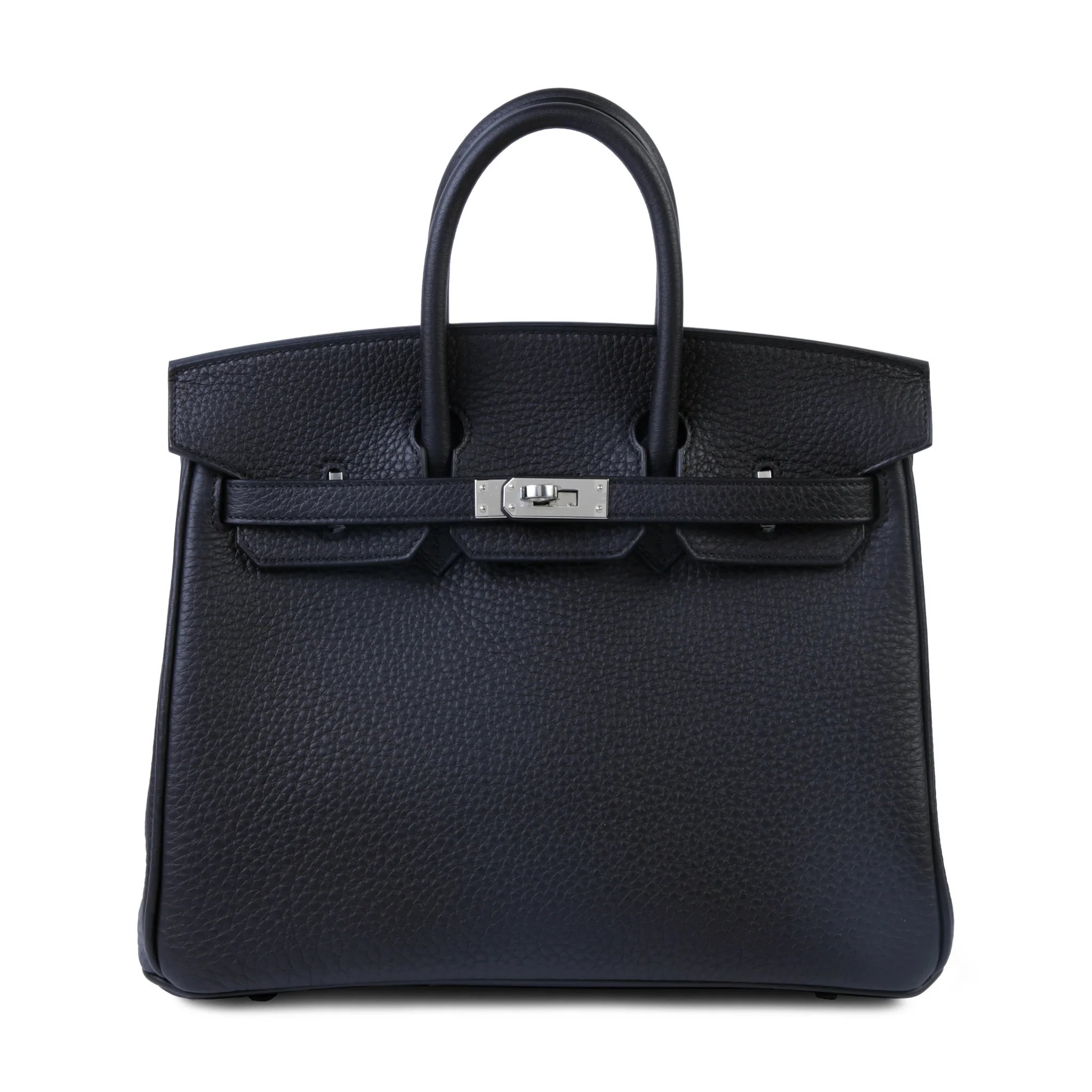 Hermes Brand New ( Rank N ) HERMÈS Birkin 25 Noir (89) Togo Palladium hardware G (2026)