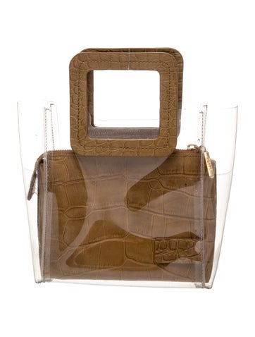 Staud PVC Top Handle Bag