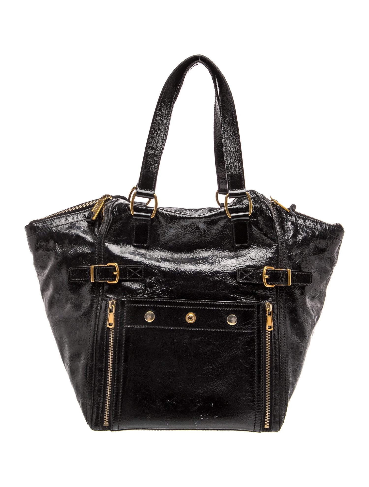 Patent Leather Shoulder Bag