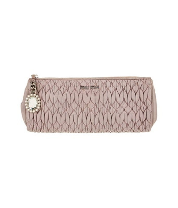 Miu Miu Miu Leather Clutch