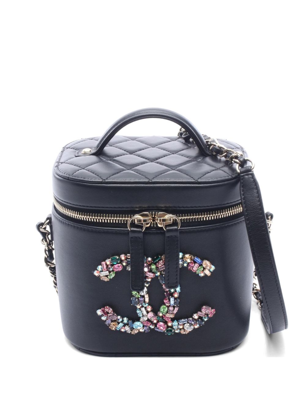 2020-2021 Crystal Mania matelassé bucket bag