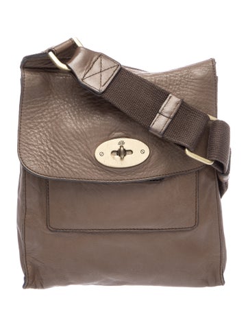 Mulberry Leather Messenger Bag