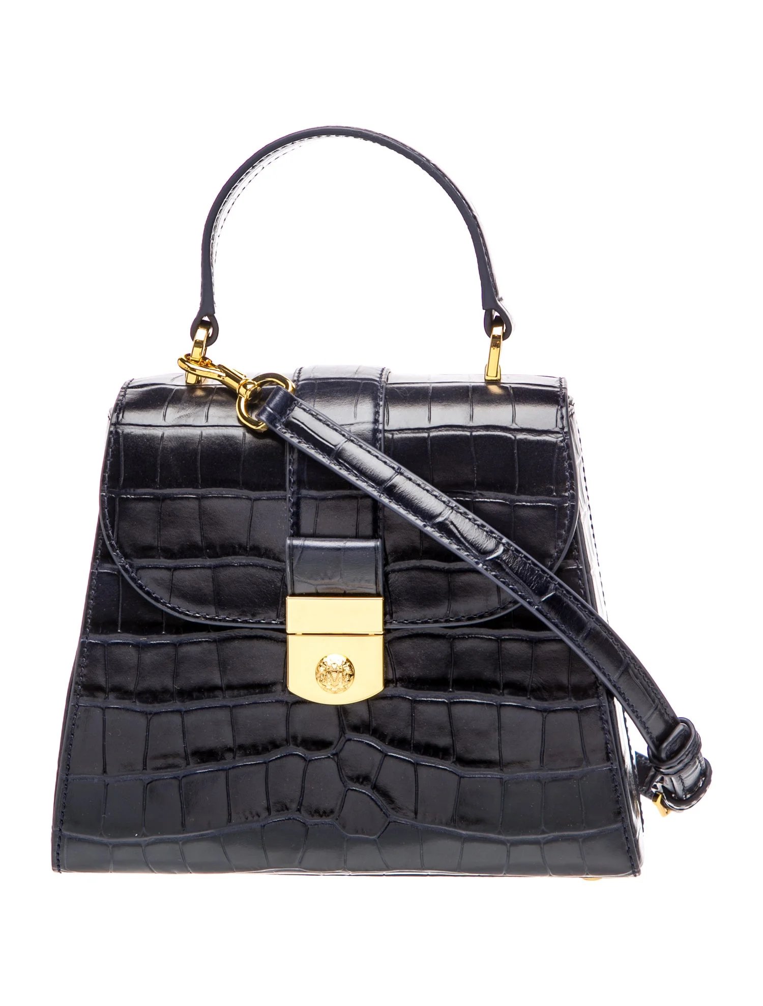 Leather Top Handle Bag