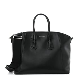 Givenchy Box Calfskin Small Antigona Sport Top Handle Bag Black