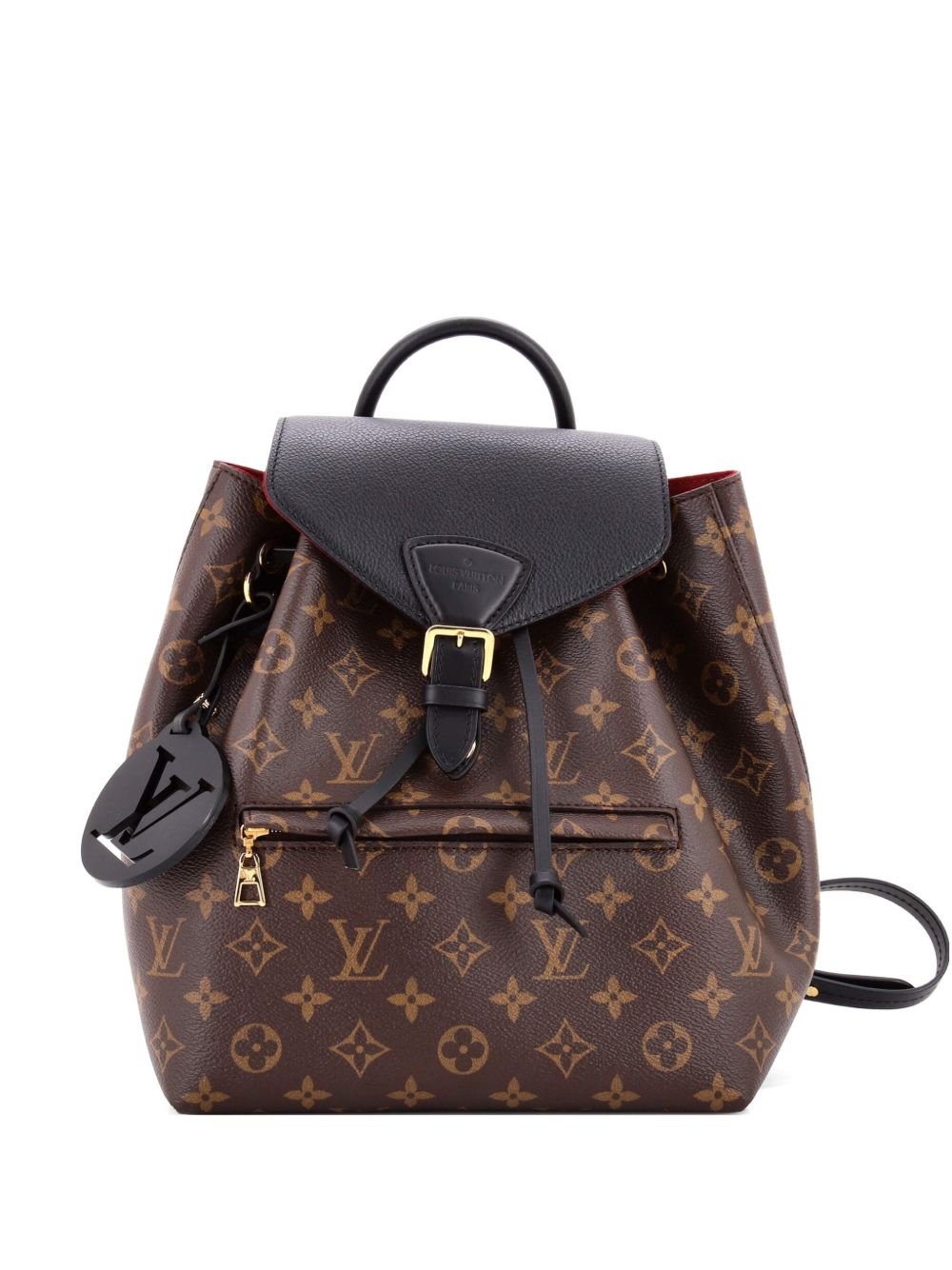 Montsouris NM Monogram Canvas with Leather PM backpack