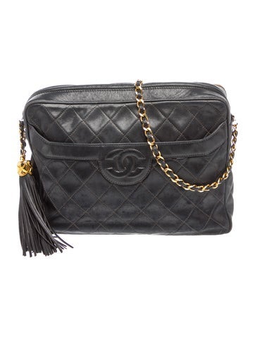 Quilted CC Tassel Camera Bag