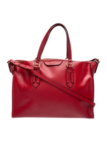 Leather Top Handle Bag