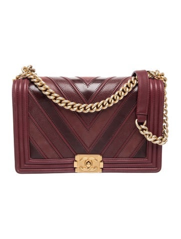 Large Mix Chevron Boy Bag