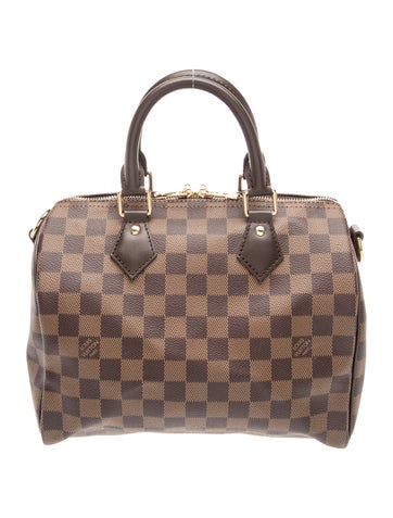 Damier Ebene Speedy Bandouliere 25