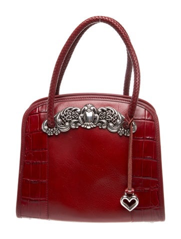 Leather Top Handle Bag