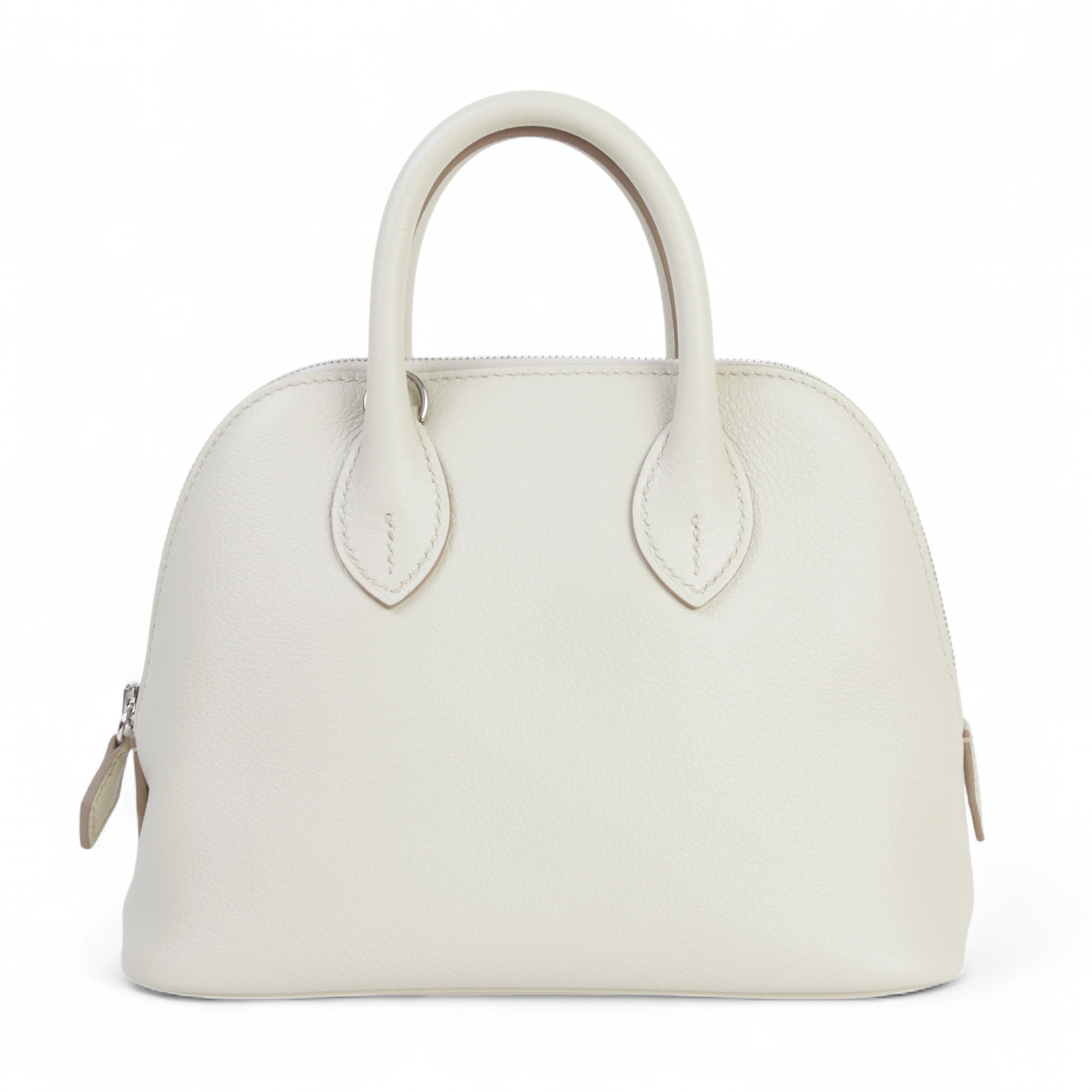 Hermes Unused ( Rank NS ) HERMÈS Mini Bolide 1923 Beton (8L) Evercolor Palladium hardware B (2023)