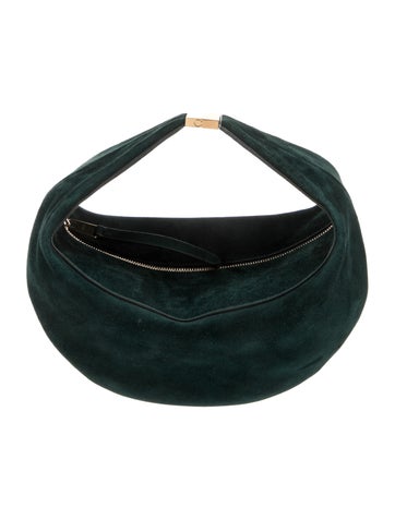 Khaite Suede Top Handle Bag