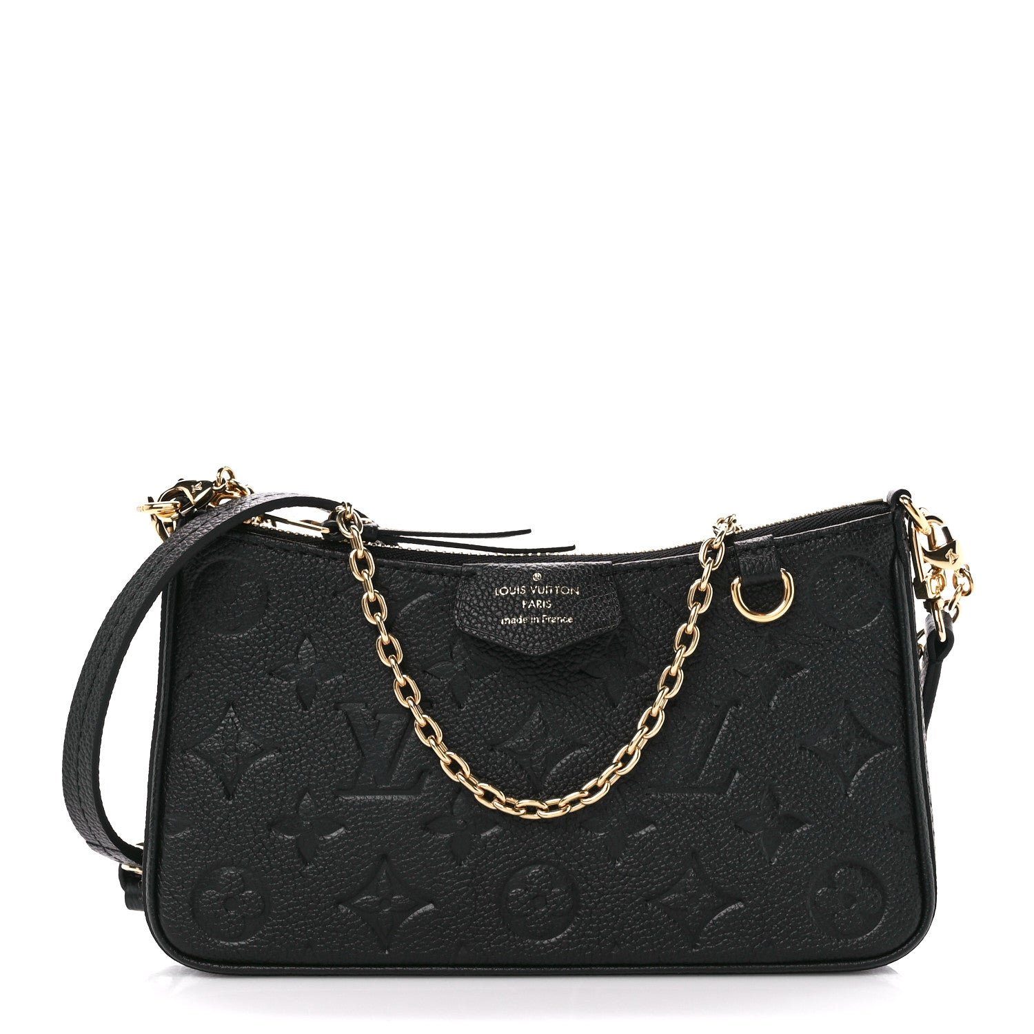 Louis Vuitton Empreinte Easy Pouch On Strap Black