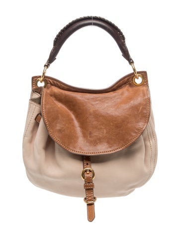 Miu Miu Leather Top Handle Bag