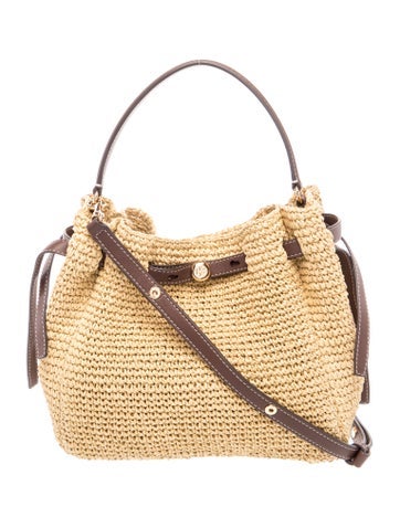 Straw Bucket Bag