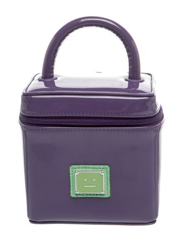 Patent Leather Top Handle Bag