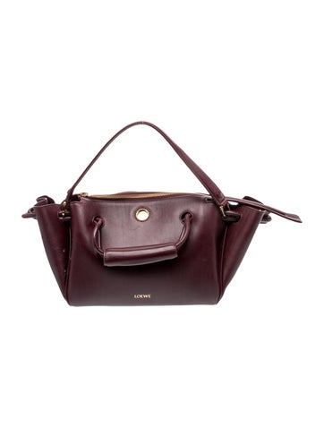Leather Madrid Leather Handle Bag Small