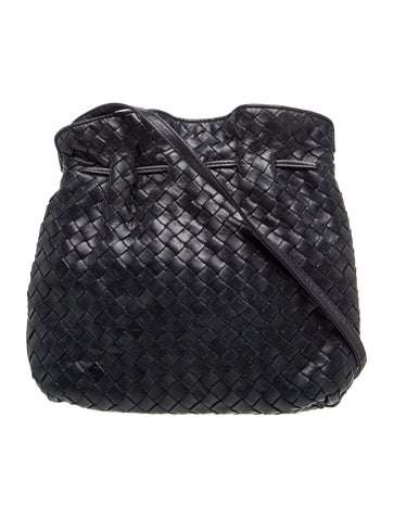 Intrecciato Intrecciato Drawstring Bucket bag Compact Vintage