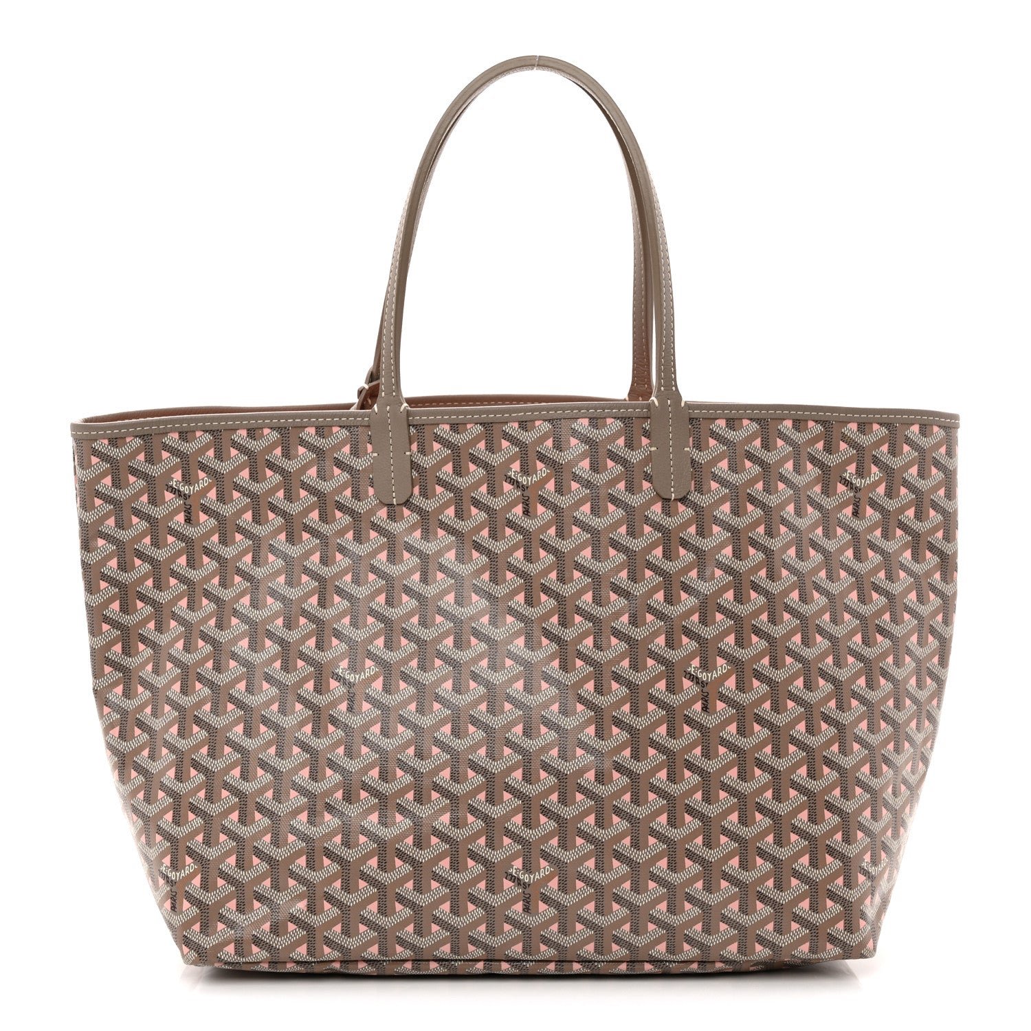 Goyard Goyardine Saint Louis Claire Voie PM Grege Powder Pink